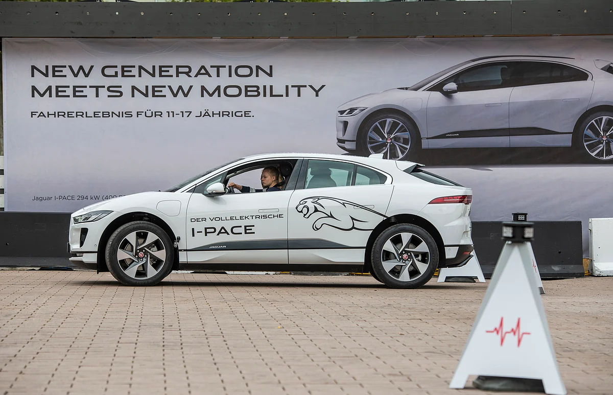Twelve of the company’s models now have an electrified option, contributing to 62 per cent of sales, including eight plug-in hybrids, 11 mild hybrids and the all-electric Jaguar I-PACE (seen in picture).