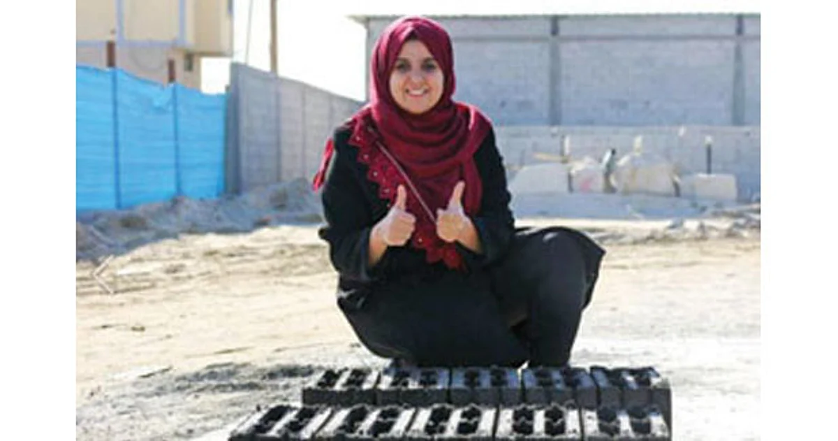 Female Gaza engineers invent concrete alternative