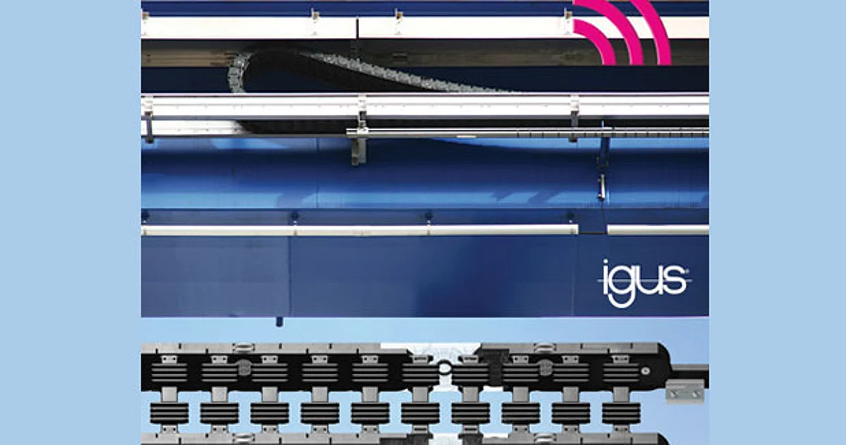 Igus plain bearings in roller chain