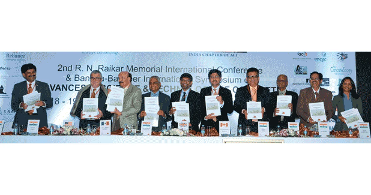 The Who´s Who in the world of concrete come down to India
