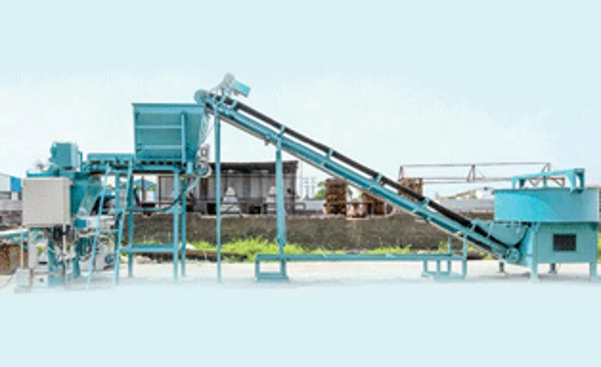 Automatic fly ash brick machine