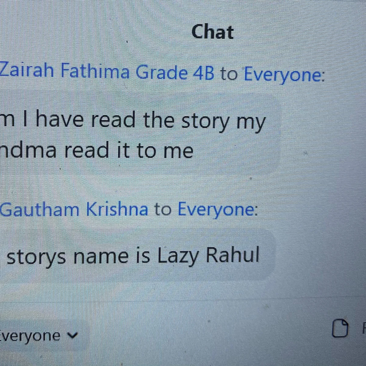 Gautham Krishna identifies the name of the book.