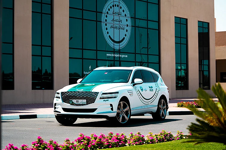 Dubai Police’s all new Genesis GV80 2021.