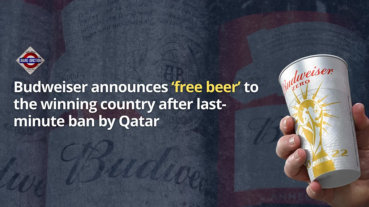Budweiser announces ‘free beer’ to the winning country after last-minute ban by Qatar