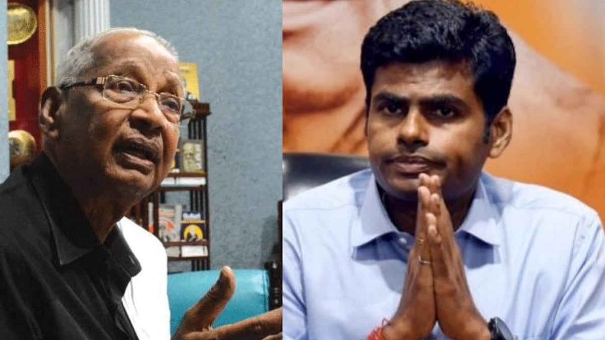 ” ‘ராஜவை மிஞ்சிய ராஜவிசுவாசியாக’ காட்டிக் கொள்கிறார் போல” - பாஜக அண்ணாமலையை சாடிய ஆசிரியர் கி.வீரமணி!