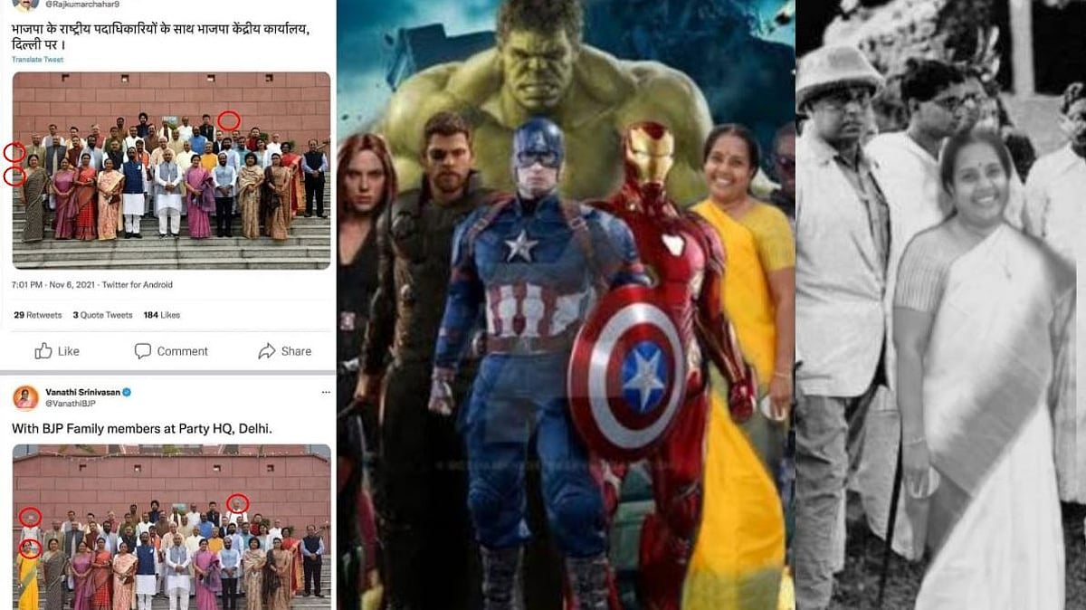 ‘சுதந்திர போராட்டம்; கொஞ்சம் லேட்டாகிருச்சு: அதான் போட்டோஷாப் இருக்குல்ல’ - நெட்டிசன்களிடம் சிக்கிய வானதி