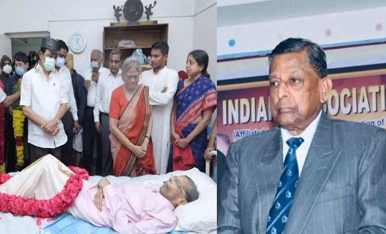 “கலைஞருக்காக வாதாடியவர்.. தி.மு.கவிற்கு சட்ட நிபுணர்களை உருவாக்கித் தந்தவர்” : முதல்வர் நேரில் அஞ்சலி!