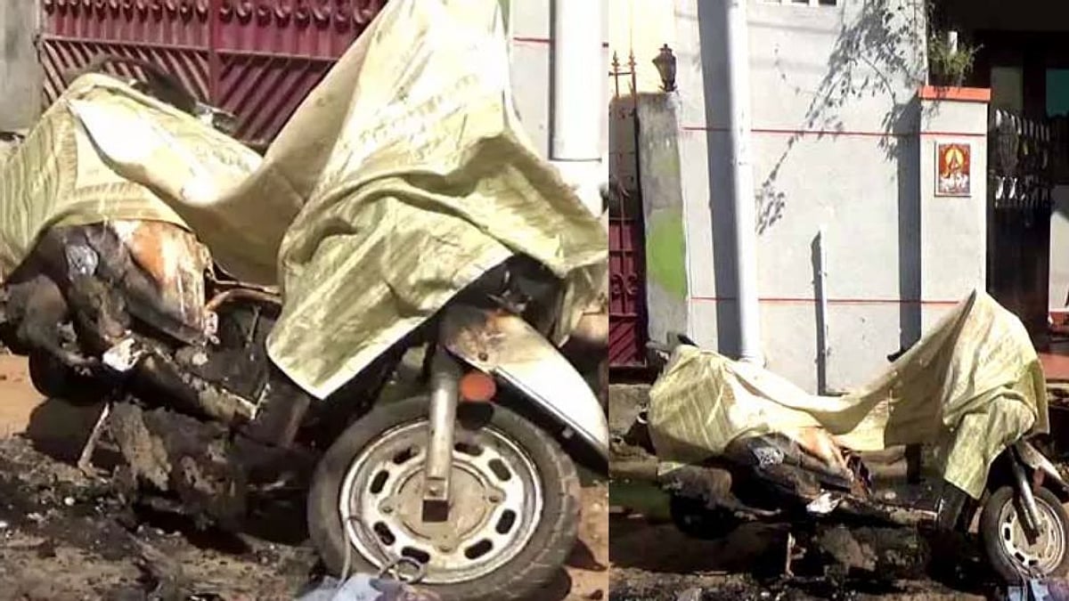 ’சேர்ந்து வாழ வராததால் ஆத்திரம்’ : மனைவியின் ஸ்கூட்டரை எரித்த கணவன் - சென்னையில் பகீர் சம்பவம்!