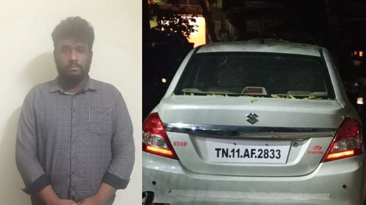 வாடகைக்கு காரை வாங்கி லட்சக்கணக்கில் யேப்பம் விட்ட மோசடி பேர்வழி.. தலைமறைவாக இருந்தவர் சிக்கியது எப்படி?