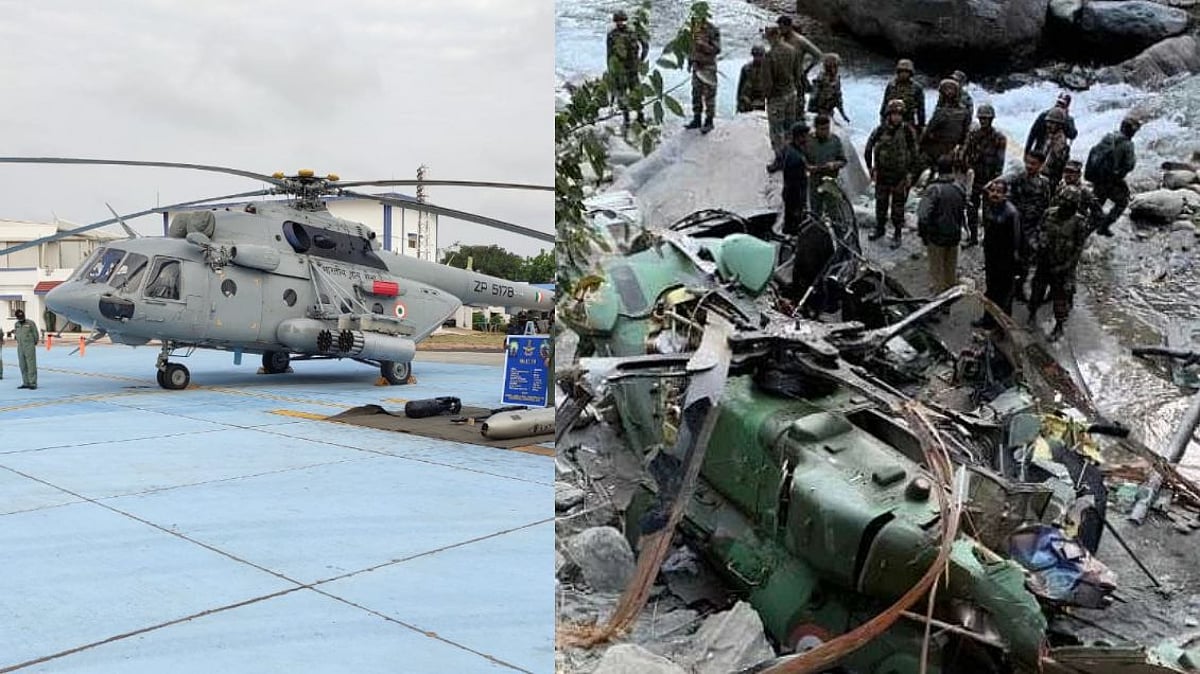 8 ஆண்டுகளில் 6 முறை விபத்தில் சிக்கிய IAF Mi - 17V5 ரக ஹெலிகாப்டர் - வெளியானது அதிர்ச்சிகர தகவல்!