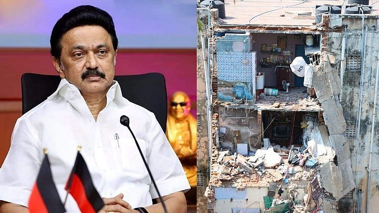 இடிந்து விழுந்த குடியிருப்பு : தலா ₹.1 லட்சம் நிவாரணம்.. மாற்று குடியிருப்பு - முதலமைச்சர் அறிவிப்பு!