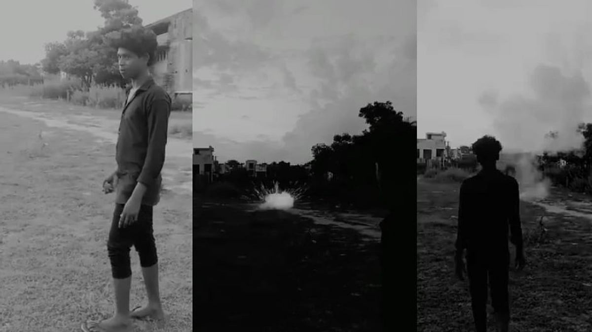 நாட்டு வெடிகுண்டு வீசி பிறந்த நாளை கொண்டாடிய வாலிபர்.. தேடுதல் வேட்டையில் புதுவை போலிஸார்..!