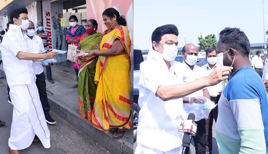 “மாஸ்க் போடாம வெளில வரக்கூடாது” : சாலையில் இறங்கி  பொதுமக்களுக்கு விழிப்புணர்வு ஏற்படுத்திய முதலமைச்சர்!
