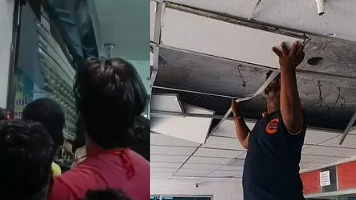 #Valimai | ”ஸ்பெஷல் ஷோ போட இவ்ளோ நேரமா” - கூரையை பிரித்து மேய்ந்த அஜித் ரசிகர்கள்; சேலத்தில் பரபரப்பு!