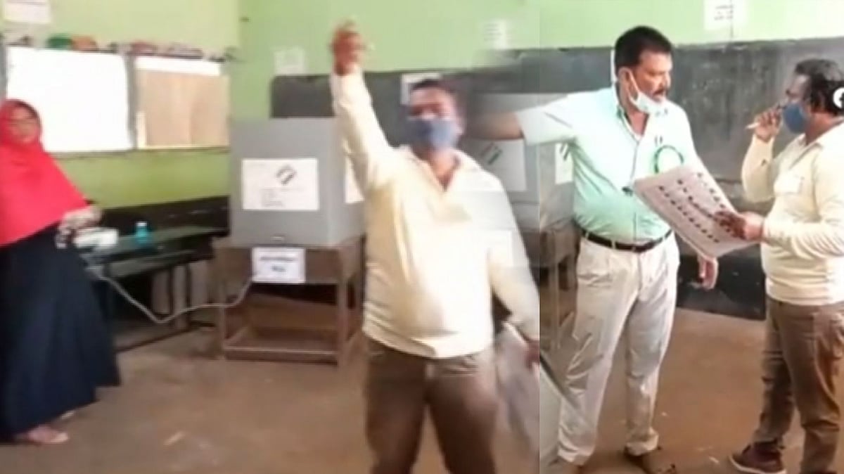 “இஸ்லாமியப் பெண்களிடம் ஹிஜாப்பை அகற்றும்படி வாக்குவாதத்தில் ஈடுபட்ட பாஜக முகவர்” : தட்டி தூக்கிய போலிஸ்!