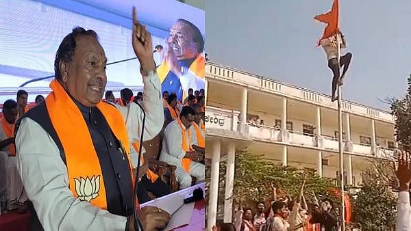 “தேசியக்கொடி ஏற்றும் கம்பத்தில் காவிக் கொடியை ஏற்றியதில் என்ன தவறு?” : பா.ஜ.க அமைச்சர் சர்ச்சை பேச்சு!