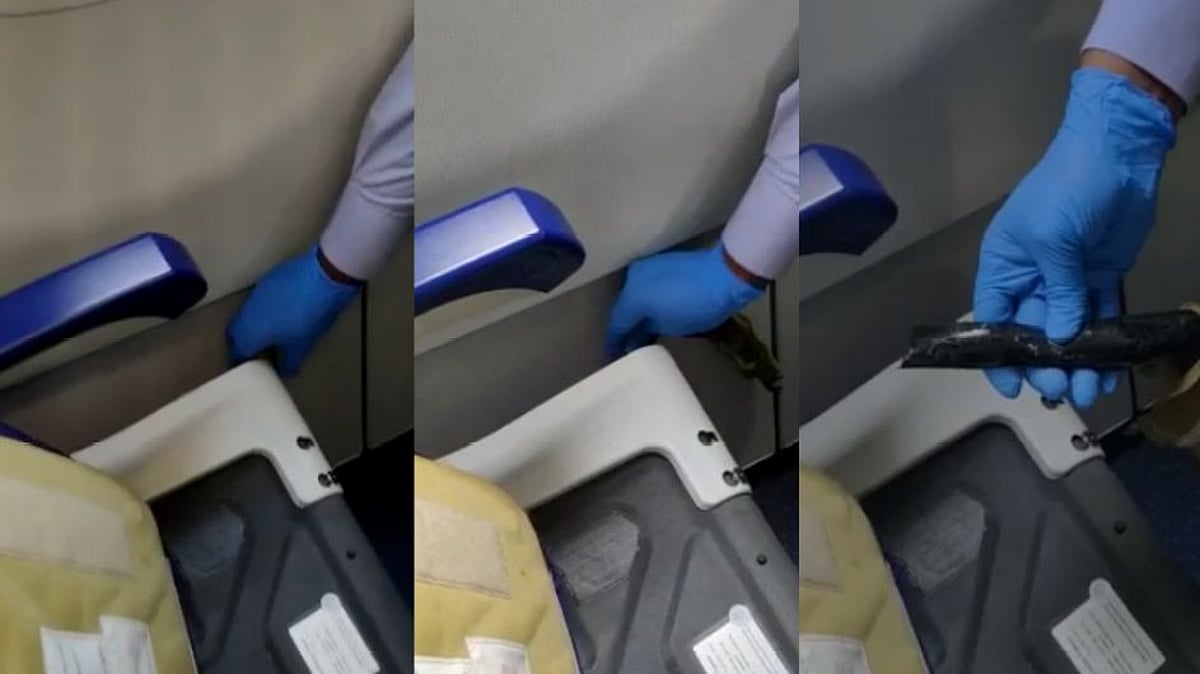 சோதனைக்கு பயந்து கடத்தல் தங்கத்தை மறைத்த பயணி; ரூ.21.50 லட்சம் மதிப்பு தங்கப்பசை சிக்கியது எப்படி?