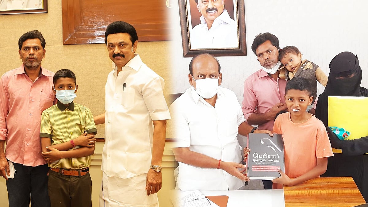 “சிறுவன் கலாமுக்கு அரசு சார்பில் வீடு வழங்க முதல்வர் உத்தரவு” : நாளைக்குள் ஆணை வழங்கப்படும் என உறுதி!