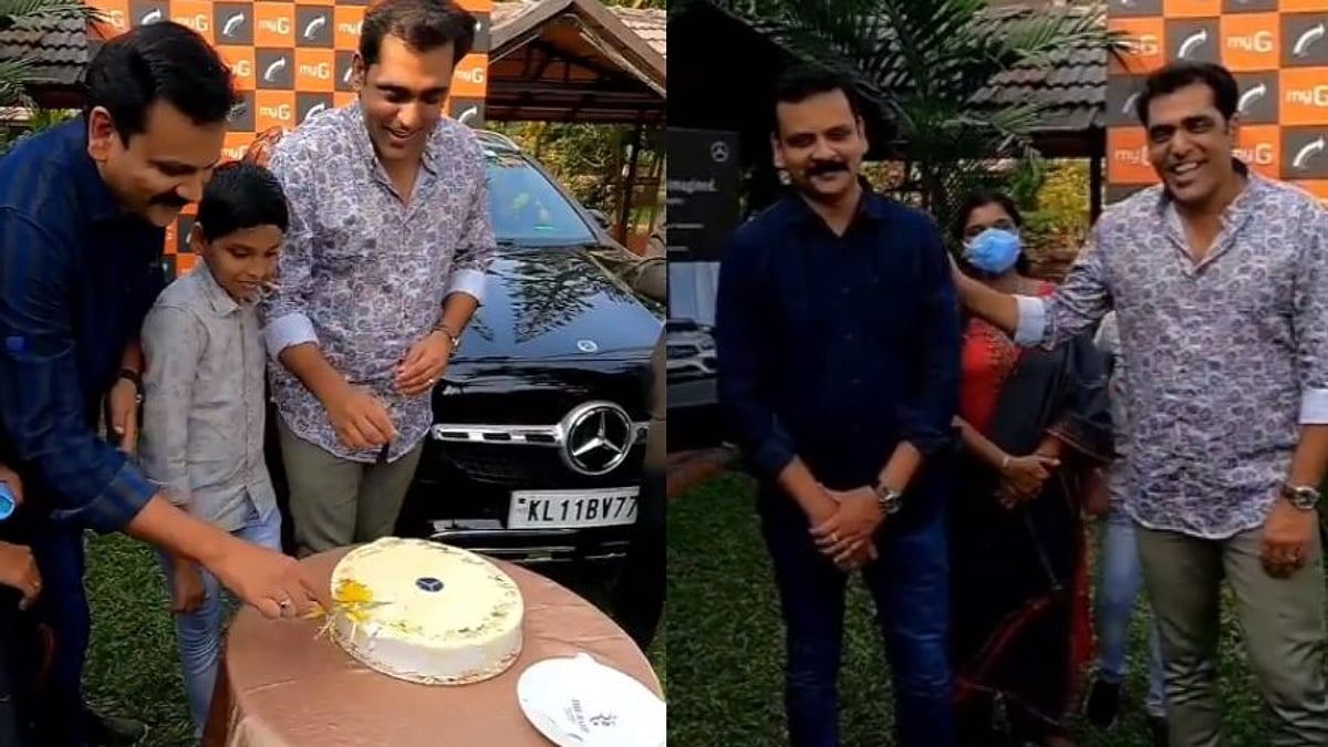 ஒன்றல்ல.. இரண்டல்ல.. 22 ஆண்டுகளாக உடன் பயணித்த ஊழியர் : கப்பல் போன்ற காரை பரிசளித்த கேரள தொழிலதிபர்!