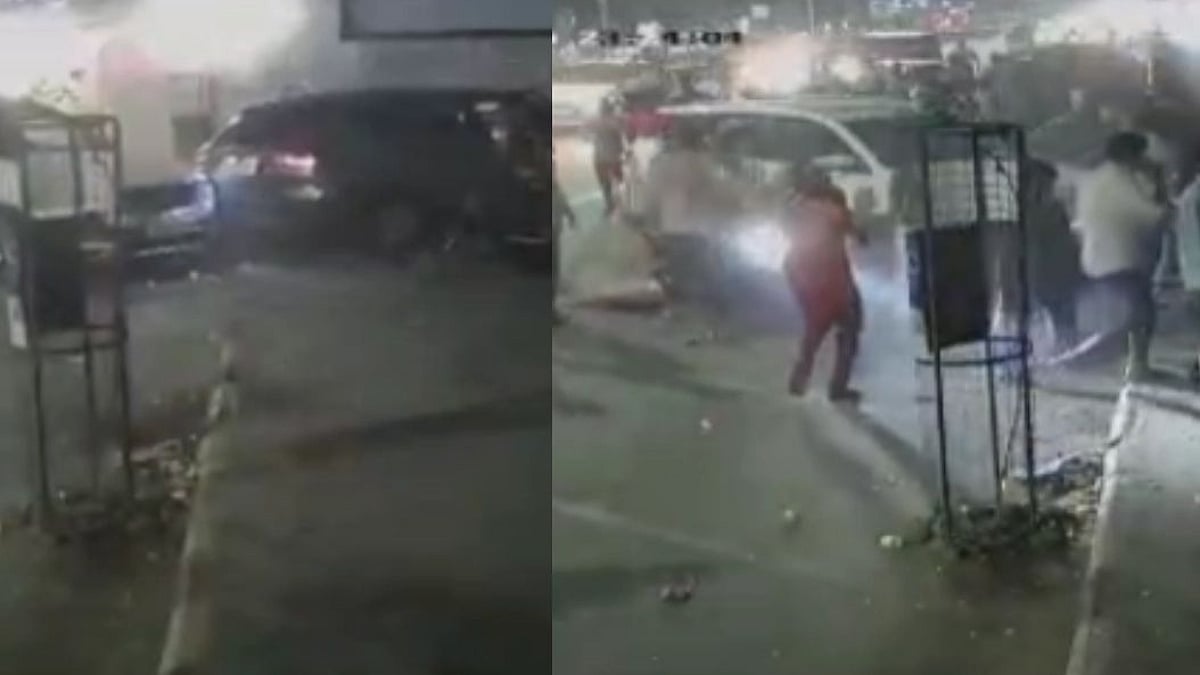 படு ஸ்பீடு..கார் ரேஸால் வந்த வினை: சூப்பர் மார்கெட்டில் புகுந்ததில் ஒருவர் படுகாயம்; அண்ணாநகரில் பரபரப்பு