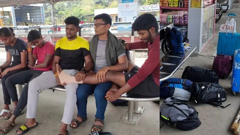 தமிழ்நாட்டு வீரர்களை ரயிலிலிருந்து இறக்கிவிட்ட டிக்கெட் பரிசோதகர்.. கேரளாவில் அதிர்ச்சி சம்பவம்!