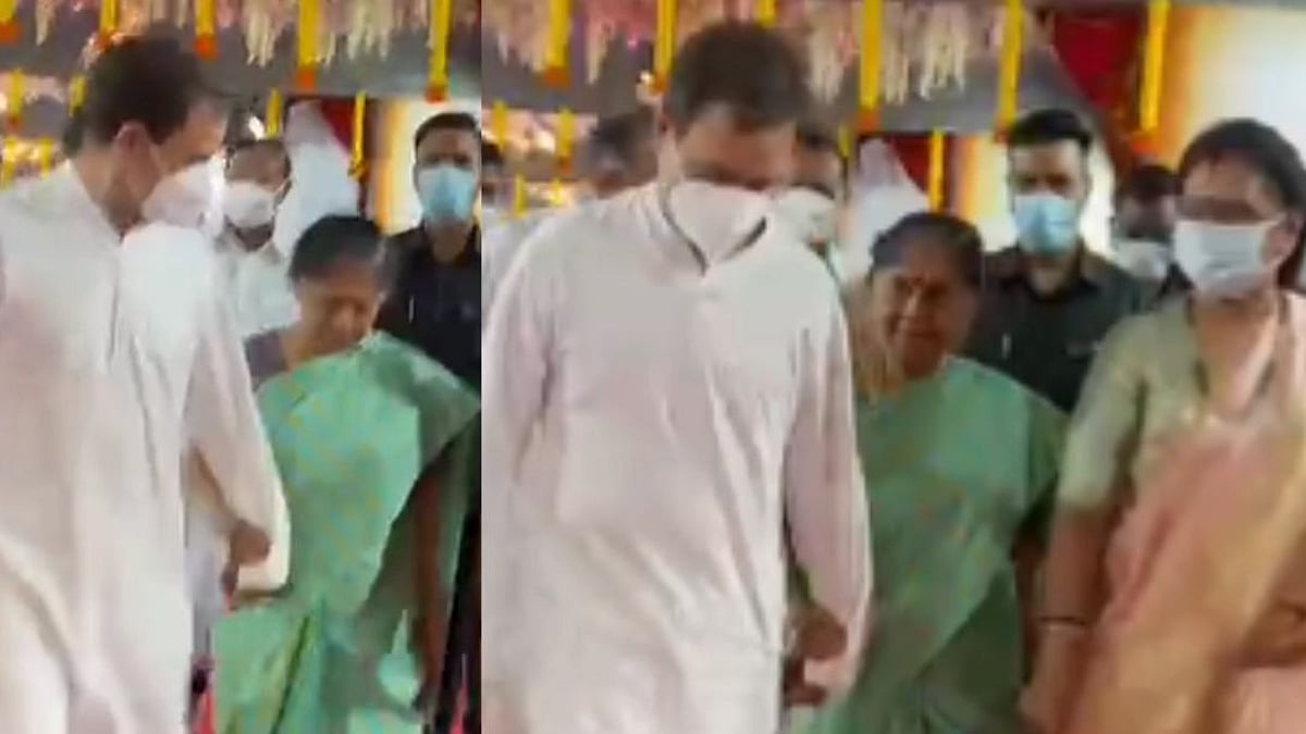 வழியனுப்பி வைக்க மல்லிகா மாறன் கரம் பிடித்து அழைத்துச்சென்ற ராகுல் காந்தி - நெகிழ்ந்து போன தயாநிதி மாறன்!