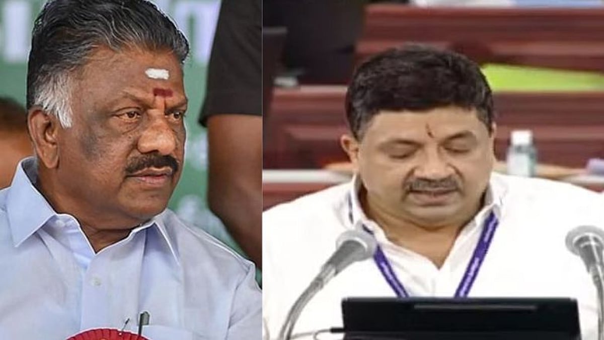 'ஓ.. இதுதான் பட்ஜெட்டா?’ : PTR தாக்கல் செய்த நிதிநிலை அறிக்கையை பார்த்து வியந்த முன்னாள் நிதியமைச்சர் OPS