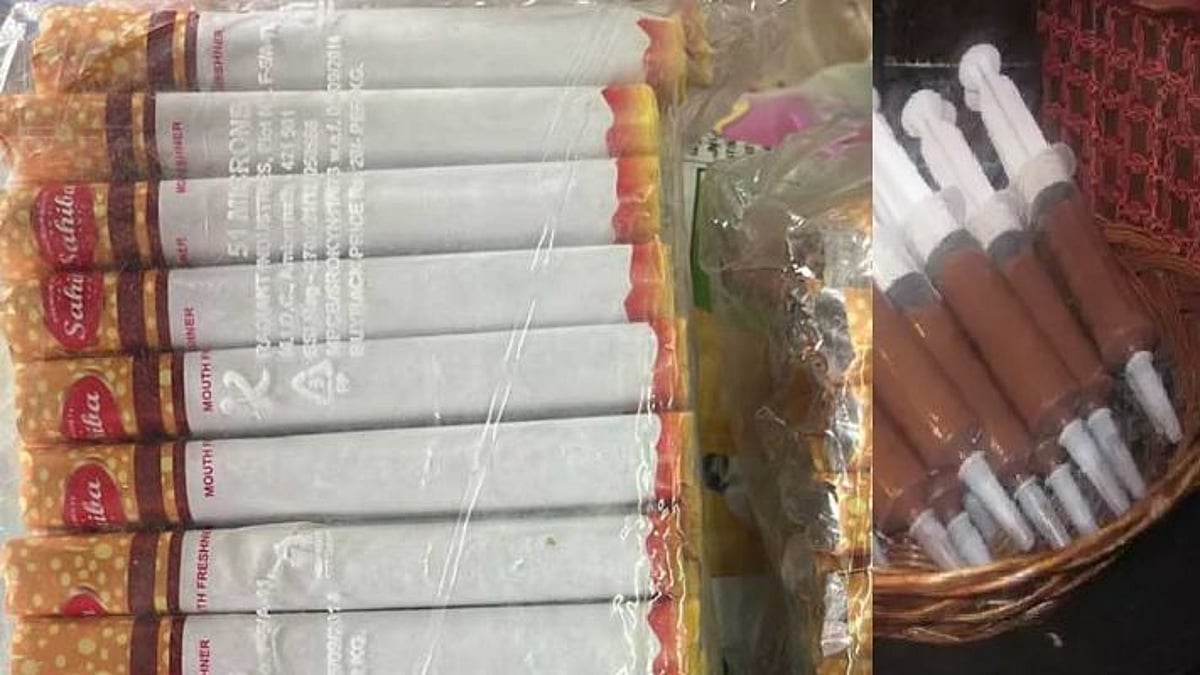 “சிகரெட் வடிவிலும், ஊசி சிரஞ்சிலும் சாக்லேட் நிரப்பி விற்பனை” : அதிகாரிகள் ரெய்டு; ஆடிப்போன உரிமையாளர் !