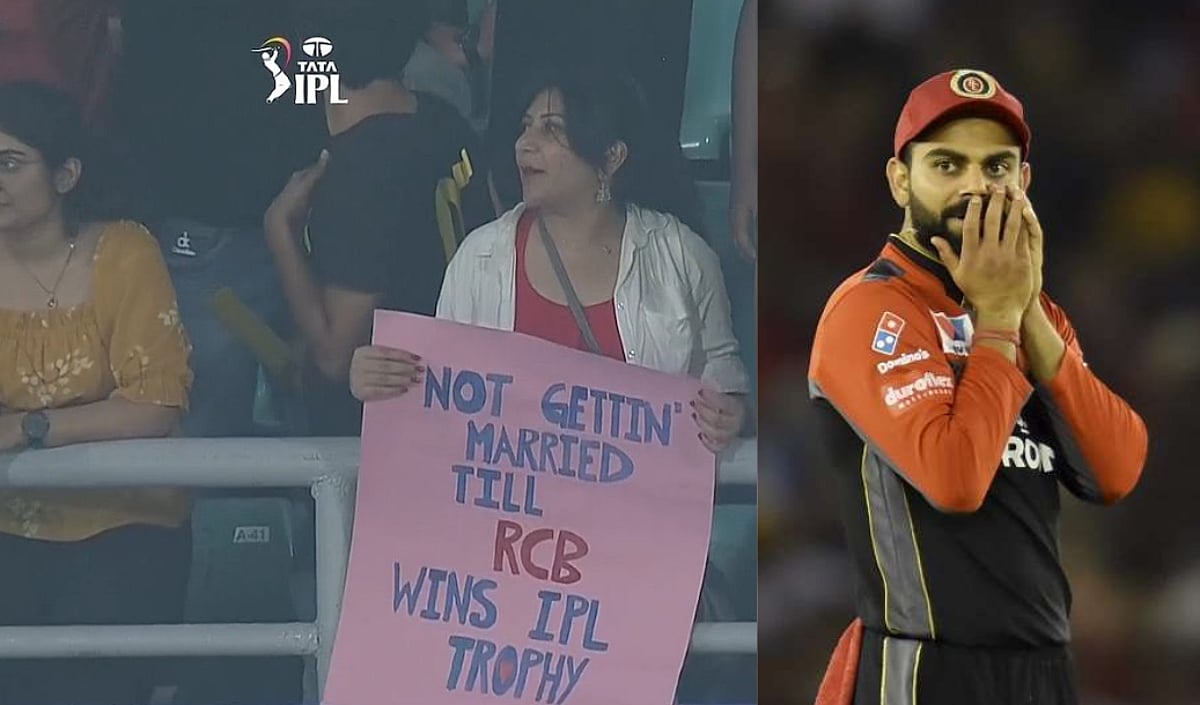 இது ஐ.பி.எல் சபதம்... வைரலாகும் RCB தீவிர ரசிகையின் செயல்.. கிரிக்கெட் வீரர்கள் அதிர்ச்சி!