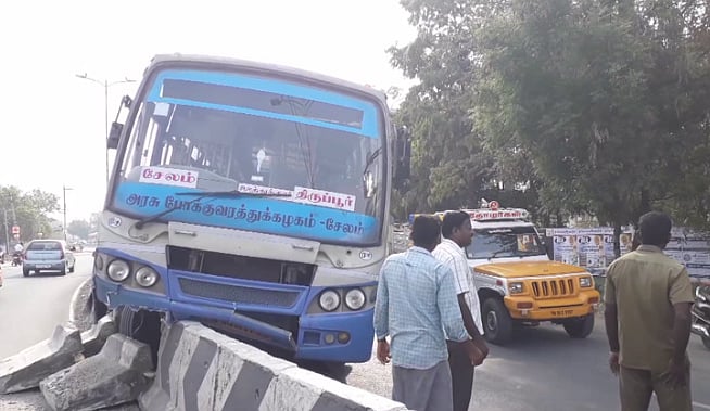 பஸ் டிரைவருக்கு திடீர் வலிப்பு.. சமயோசிதமாக செயல்பட்டு பேருந்தை நிறுத்திய பயணி- பெரும் விபத்து தவிர்ப்பு!