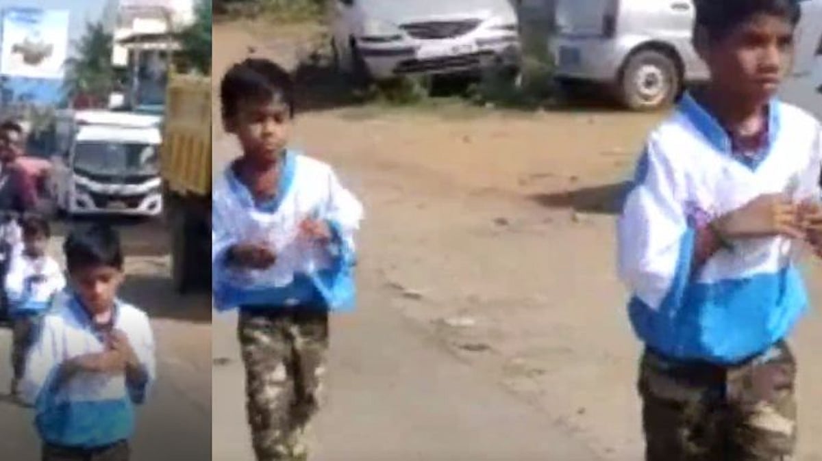 படப்பை To முடிச்சூர் - 8 கிலோ மீட்டர்.. 1.25 மணி நேரத்தில் கடந்து சாதனை : சகோதர சிறுவர்கள் அசத்தல் !