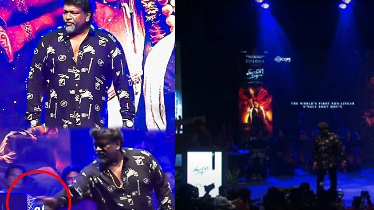 ’மைக்கை வீசி அநாகரிமாக நடந்து கொண்டேன்.. மன்னித்து விடுங்கள்..’ - இசை விழாவை பரபரக்க வைத்த பார்த்திபன்!