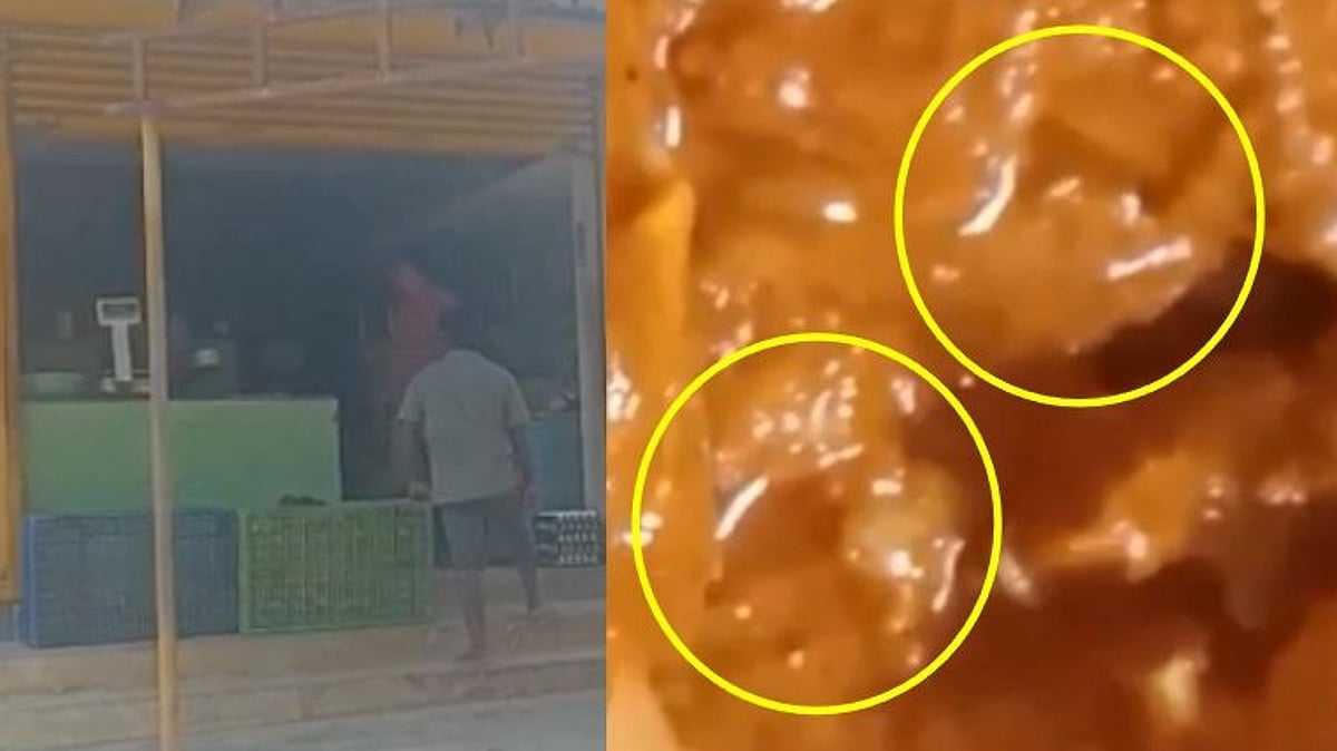கோழிக்கறியில் நெளிந்த புழு.. கடைக்காரரின் பேச்சால் ஷாக்கான வாடிக்கையாளர்.. புதுவையில் பரபரப்பு!