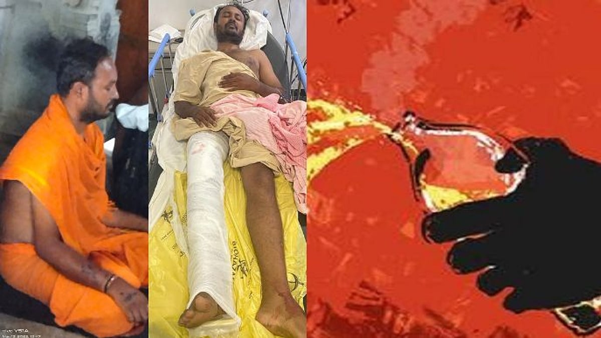 இளம்பெண் மீது ஆசிட் வீச்சு.. போலிஸாரை தாக்க முயற்சி - தமிழ்நாட்டில் பதுங்கிருந்த போலி சாமியார் கைது!