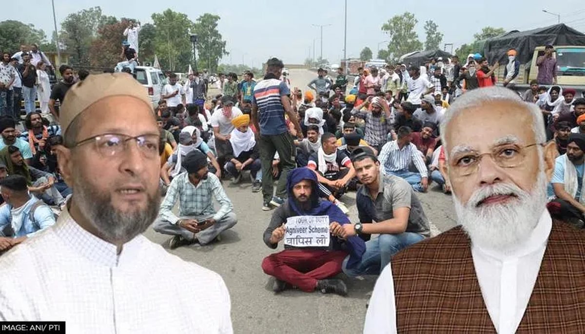 அக்னிபாத் போராட்டம்.. புல்டோசர் கொண்டு இடிக்கப் போகிறீர்களா? மோடியை விமர்சித்த ஓவைசி! 