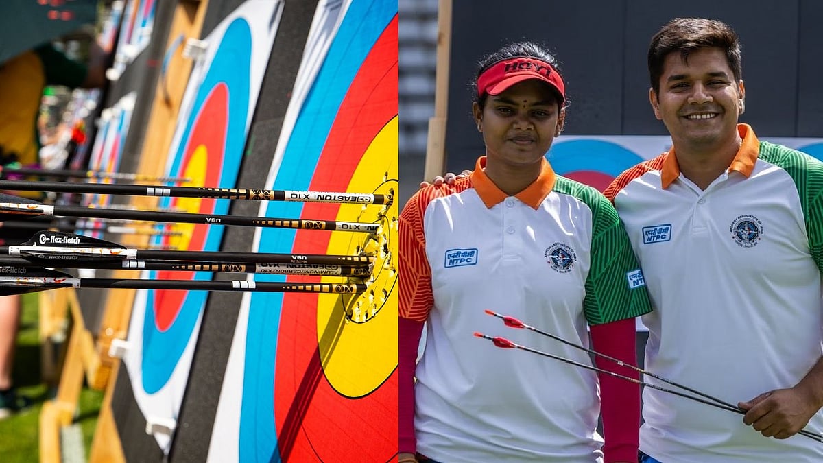 உலகக்கோப்பை வில்வித்தை தொடரில் ஜோதி சுரேகா - அபிஷேக் அசத்தல் : முதல்முறையாக தங்கம் வென்று இந்தியா சாதனை !