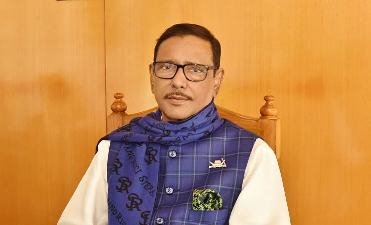 আওয়ামী লীগের সাধারণ সম্পাদক এবং সড়ক পরিবহন ও সেতুমন্ত্রী ওবায়দুল কাদের।