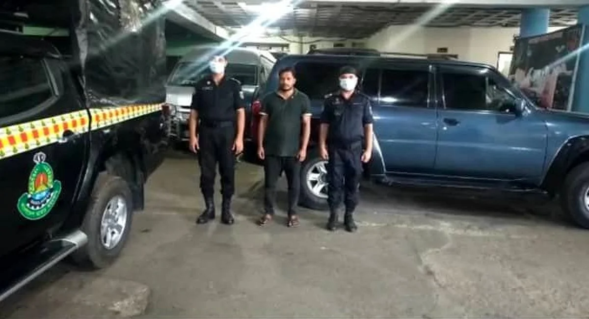 গ্রেপ্তারকৃত আসামি মো. কামরুল হাসান।