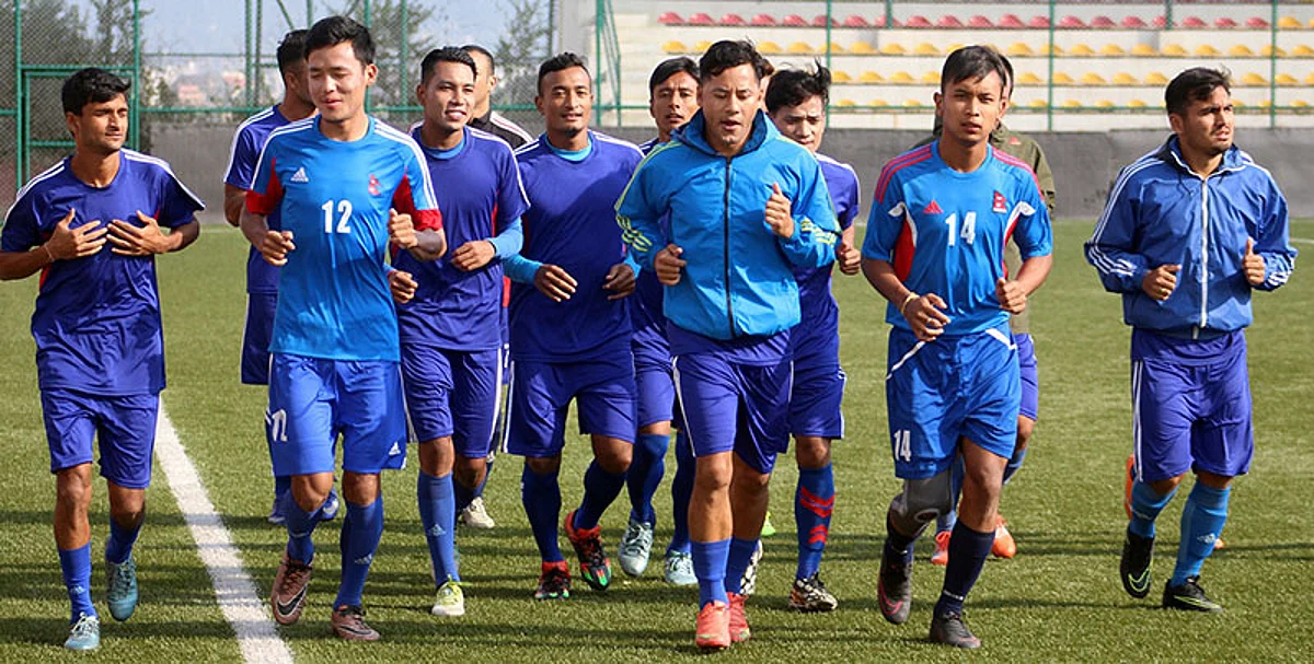 নেপাল জাতীয় ফুটবল দল।