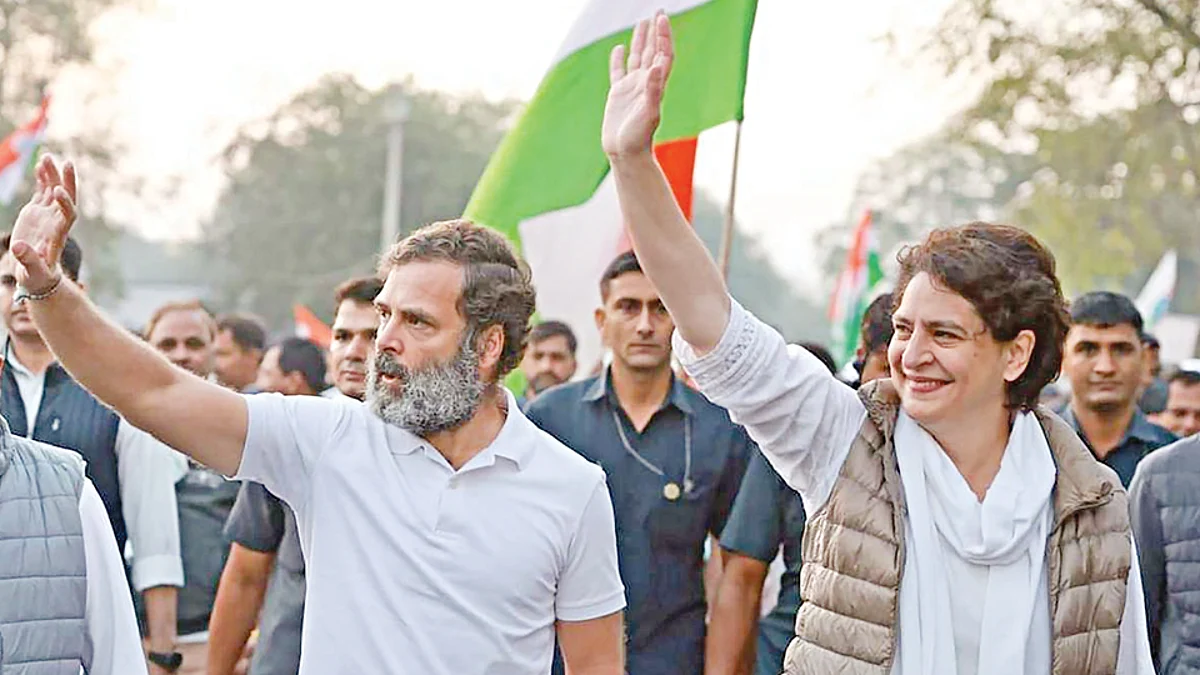 ভারত জোড়ো যাত্রায় যোগ দিলেন প্রিয়াঙ্কা