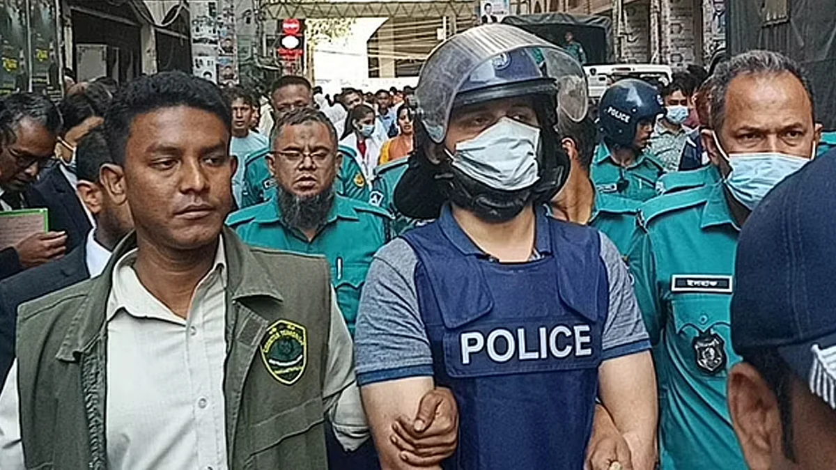 একাধিক মামলার আসামি মেহেদী হাসান অমি।