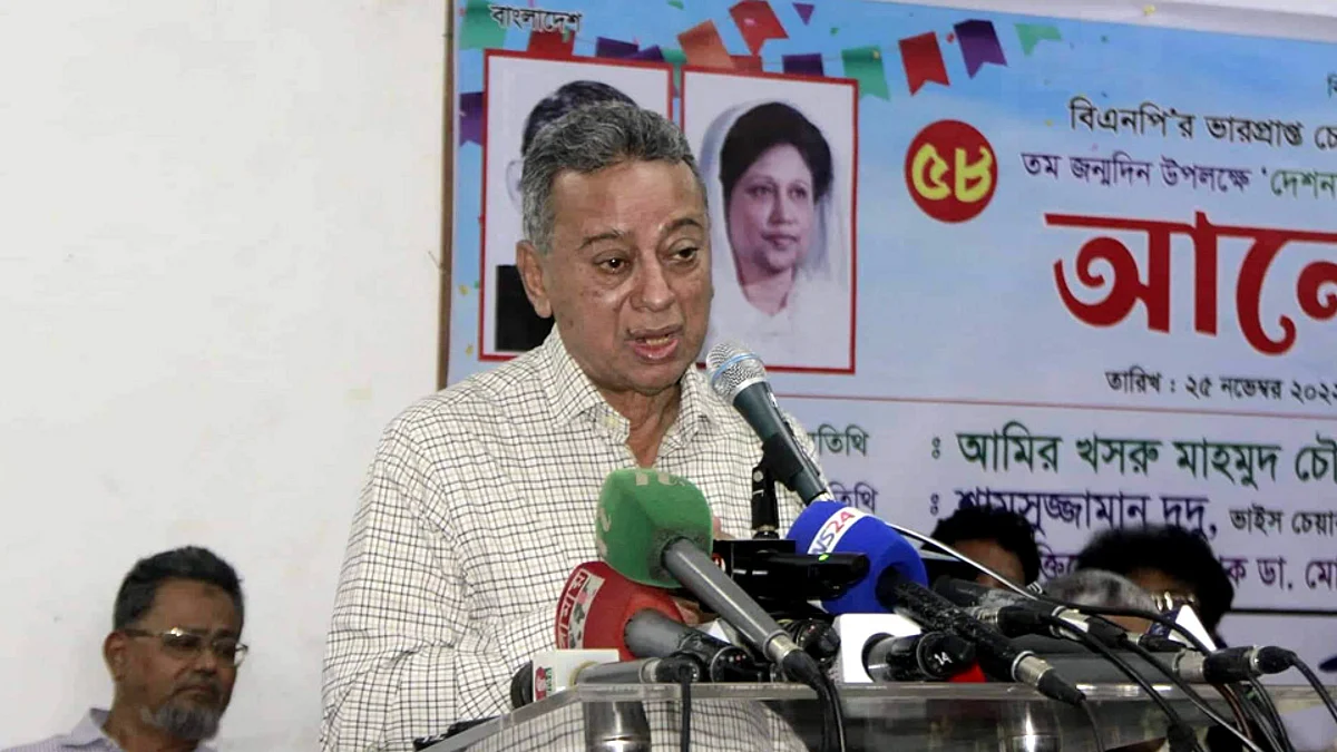 বিএনপির স্থায়ী কমিটির সদস্য আমির খসরু মাহমুদ চৌধুরী।