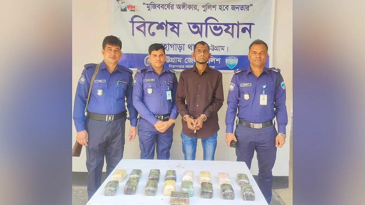 ইয়াবাসহ গ্রেপ্তার ইসমাঈল।