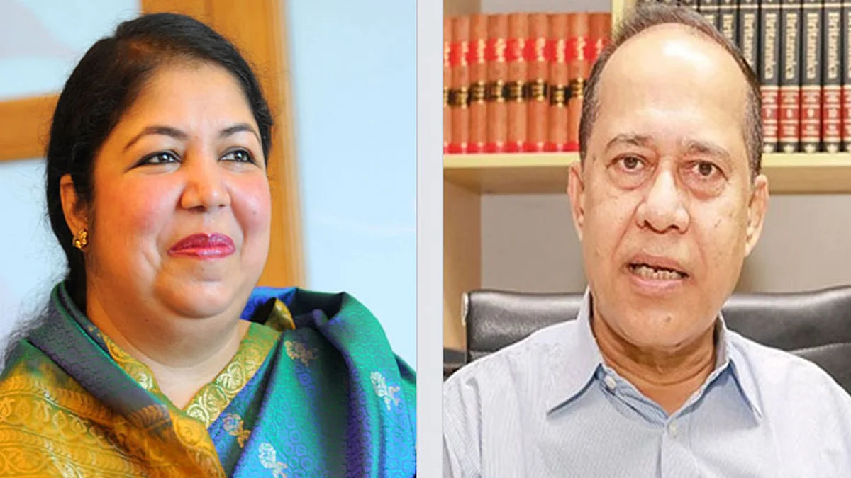 স্পিকার ড. শিরীন শারমিন চৌধুরী ও সিইসি কাজী হাবিবুল আউয়াল।