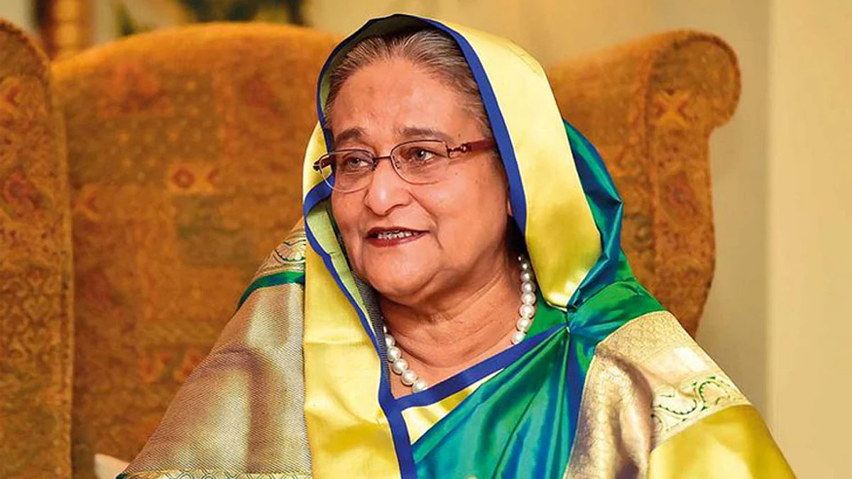 প্রধানমন্ত্রী শেখ হাসিনা।