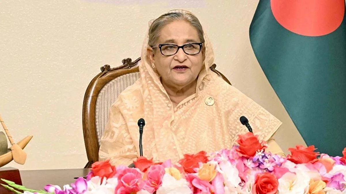 শেখ হাসিনা।