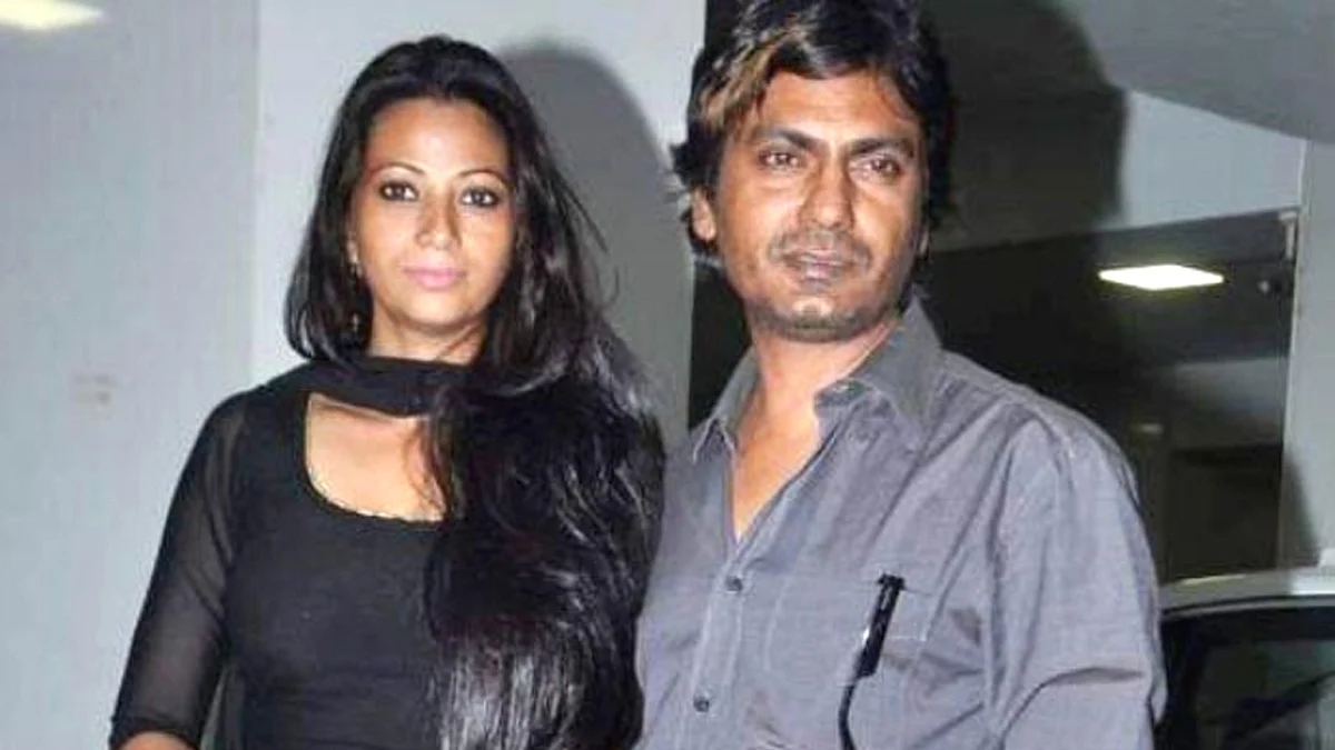 বলিউড অভিনেতা নওয়াজুদ্দিন সিদ্দিকী ও তার স্ত্রী।