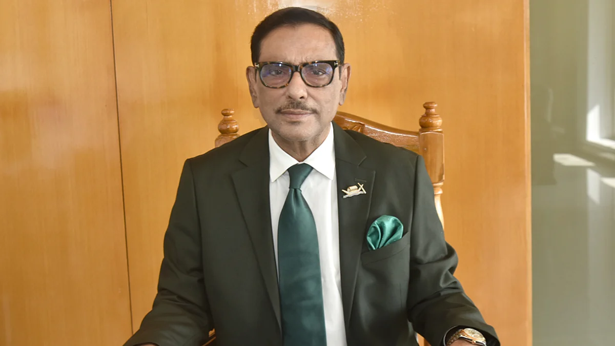 আওয়ামী লীগের সাধারণ সম্পাদক ওবায়দুল কাদের।