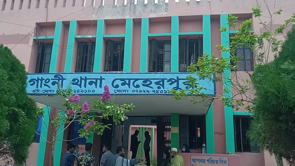 গাংনী থানা।