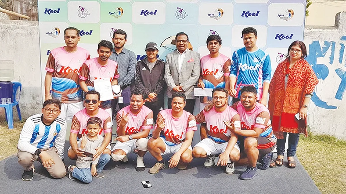 কোয়ার্টার ফাইনালে আরটিভিকে ২-০ গোলে হারানোর পর কালবেলা টিম। আজ সেমিফাইনালে তারা খেলবে বৈশাখী টেলিভিশনের বিপক্ষে